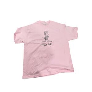 DEADSTOCK Superrradical "Hellboy" Tee - Pink - Lil Peep Tribute - Size XL